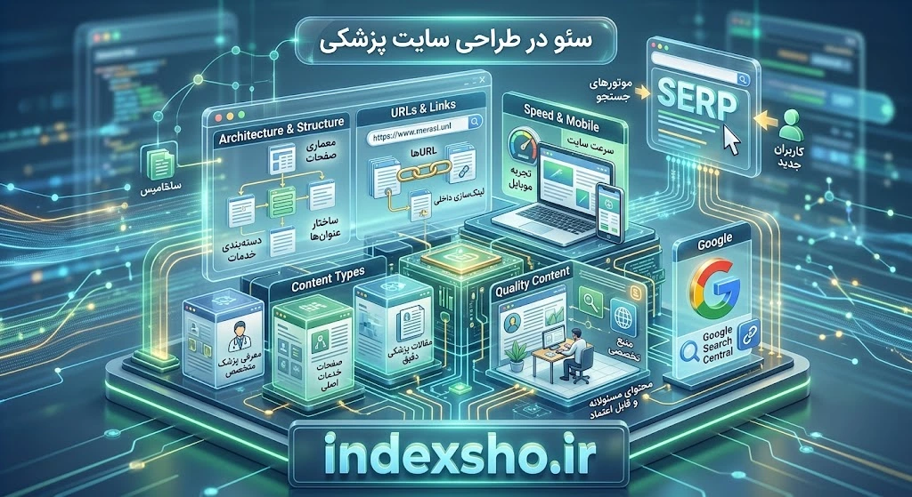 طراحی سایت برای پزشکان و سئو