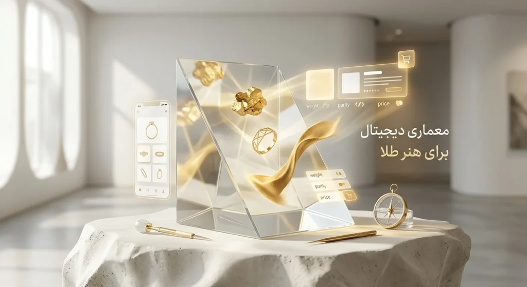 طراحی سایت فروش طلا و جواهرات زینتی