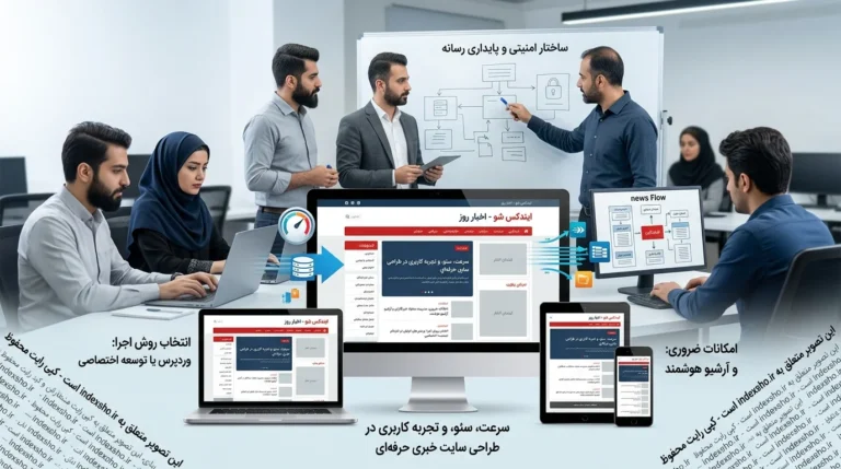 طراحی سایت خبری