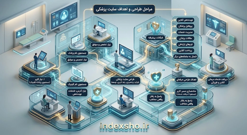 فرایند طراحی سایت پزشکی