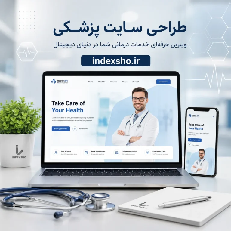 طراحی سایت پزشکی حرفه‌ای برای پزشکان و کلینیک‌ها