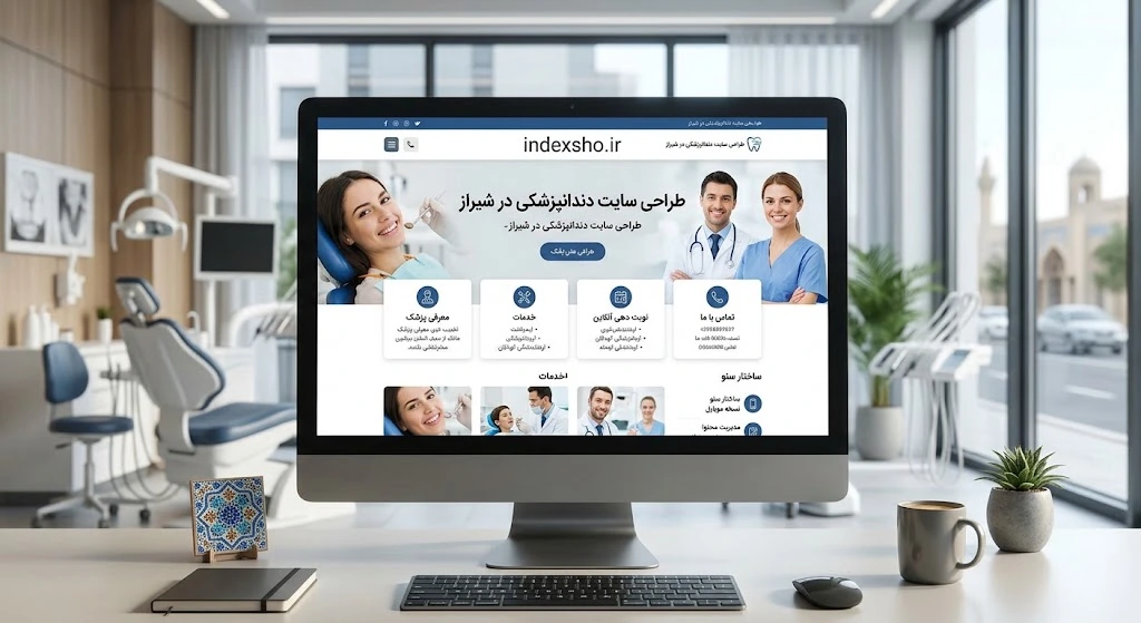 طراحی سایت دندانپزشکی در شیراز