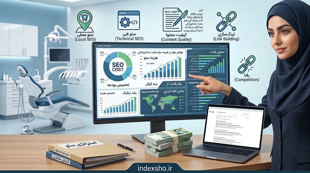 هزینه سئو سایت دندانپزشکی