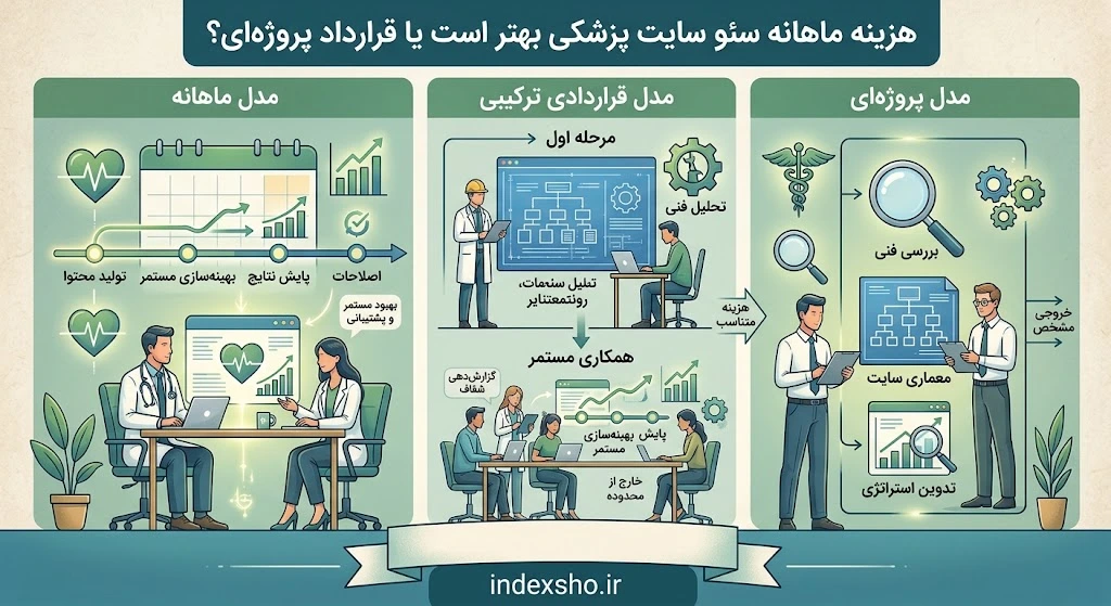 هزینه ماهیانه سئو سایت پزشکی